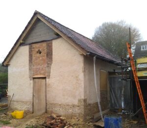 Renovated South Facia Tolpuddle Old Chapel December 2022 photo John Mullins