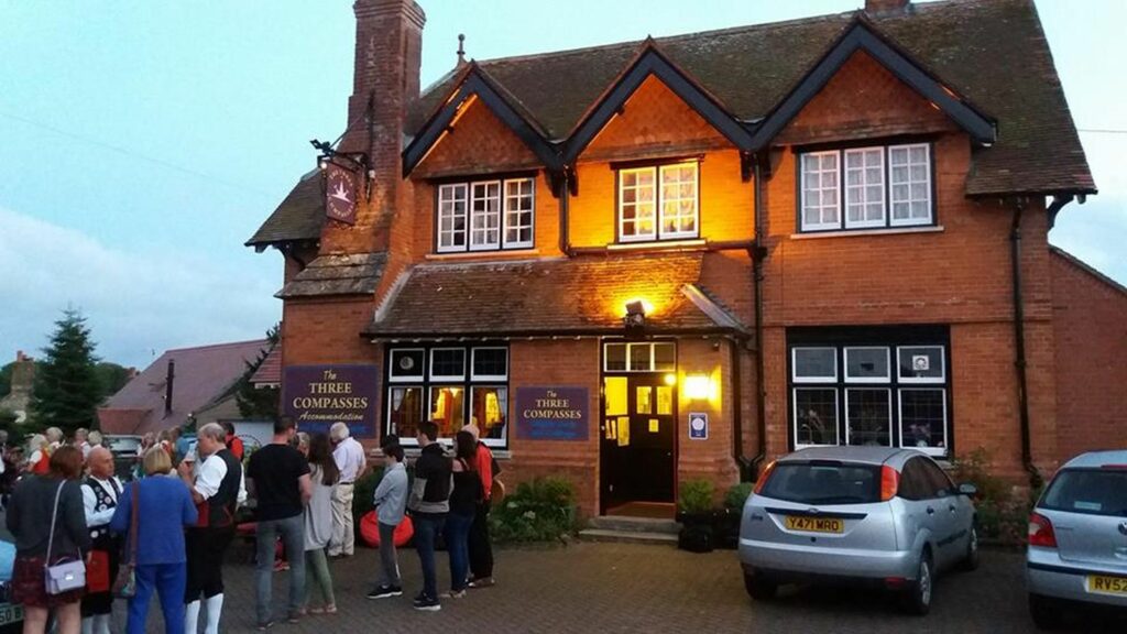 It’s an incredible 275 years old and the Three Compasses is still