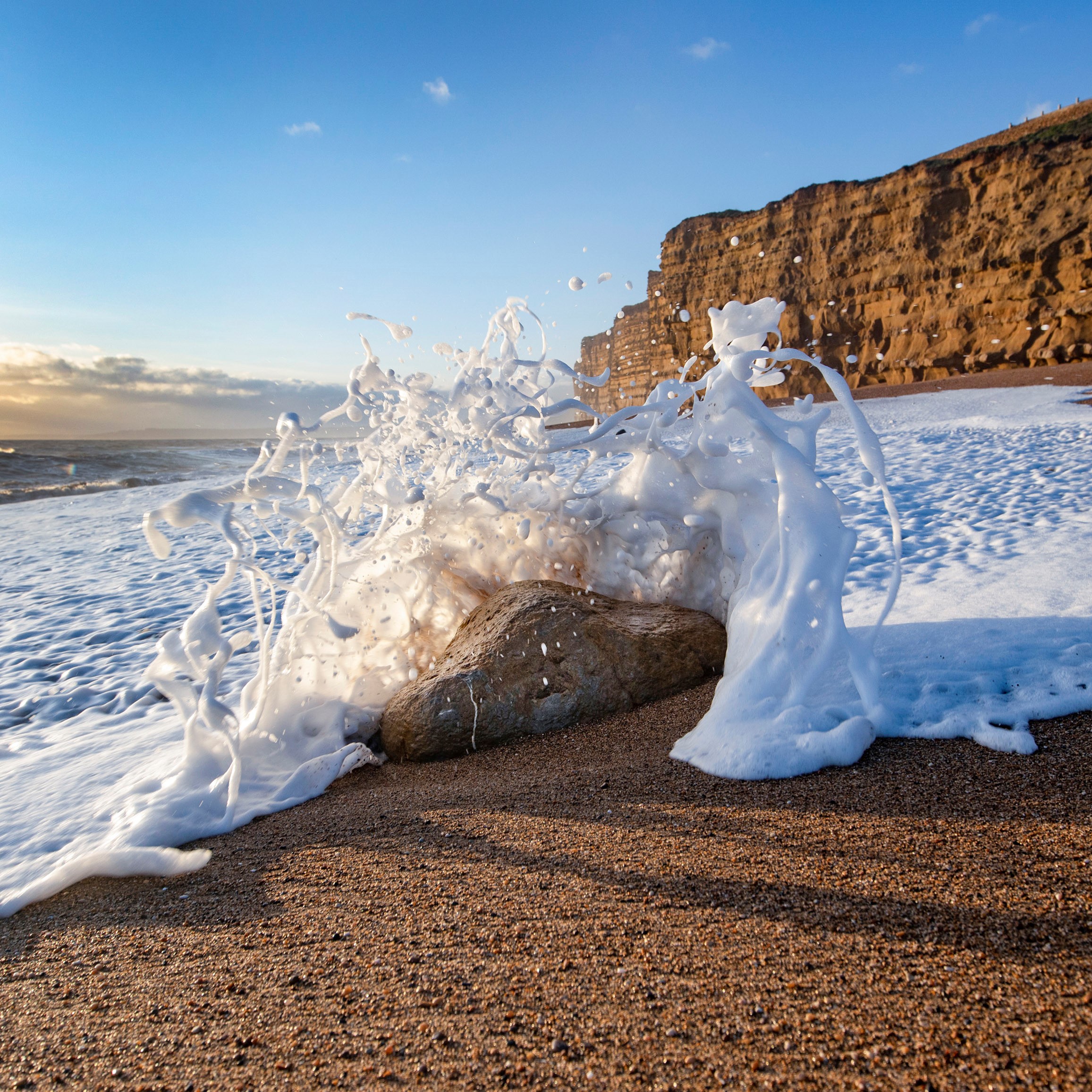 Neil Barnes Burton Splash. Taken on Hive Beach at Burton Bradstock as usual I got wet feet trying to get the shot it
