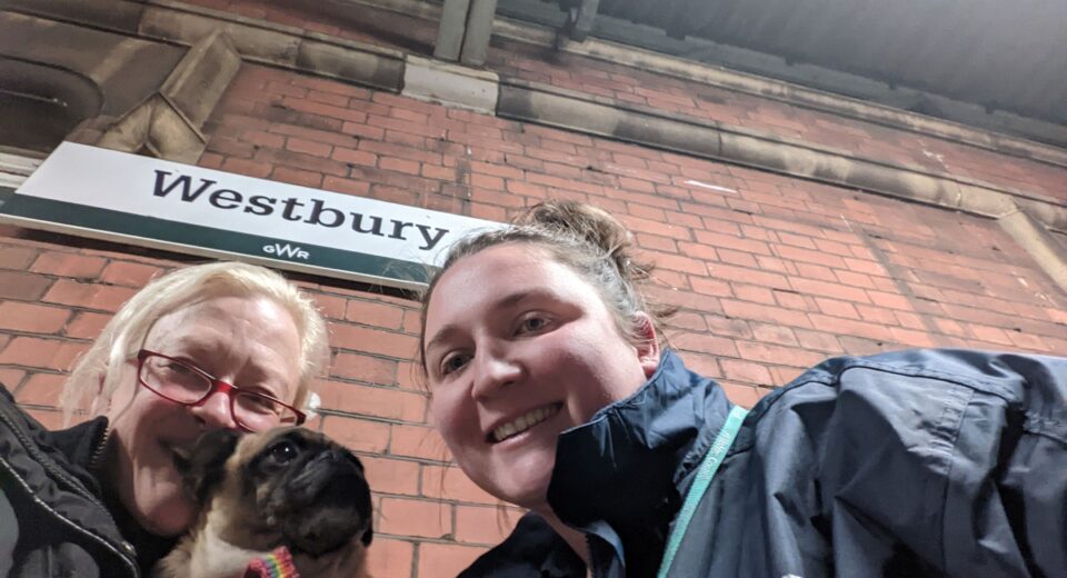 Miranda with the dog warden