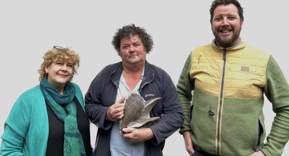 From left Tracey Barclay Richard Edomnds and Alex Moore