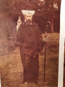 Vicar Dicker dressed for the local pageant 1