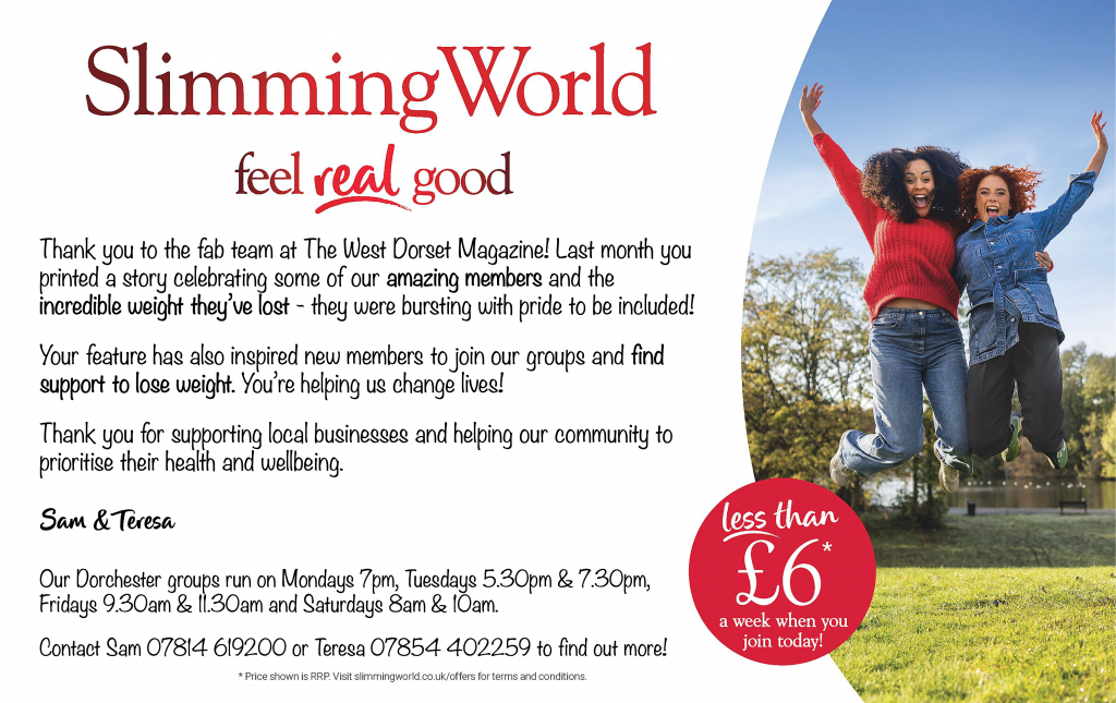 A testimonial for the West Dorset Magazine from Slimming World