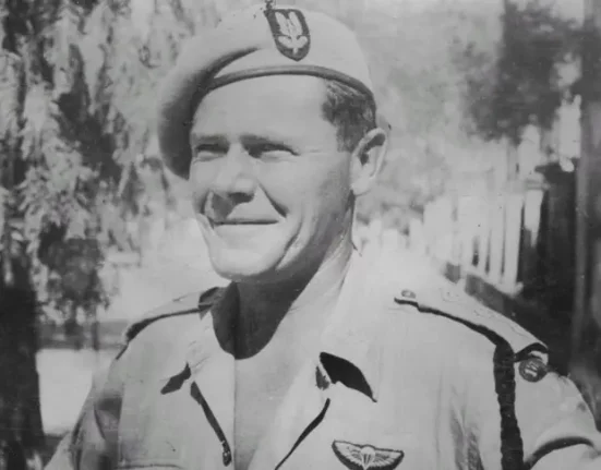 Major Peter Weaver of the Dorset Regiment, later SAS, in wartime uniform